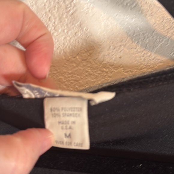 Vintage Express Tricot Black 90s Velvet Cardigan Size Medium - Picture 5 of 8